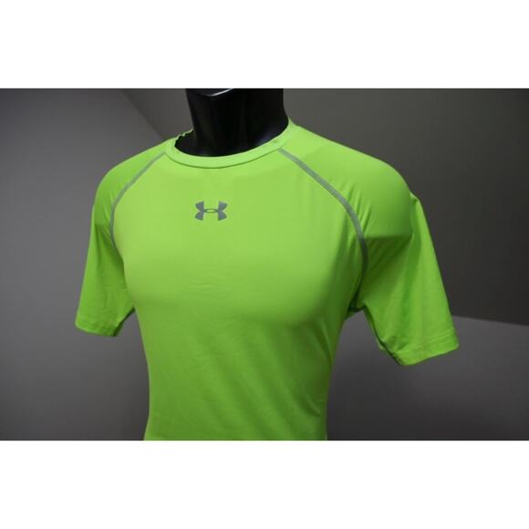 Under Armour Compression Gym Shirt Short Sleeve Athletic HeatGear Mens Sz XL - Picture 3 of 11